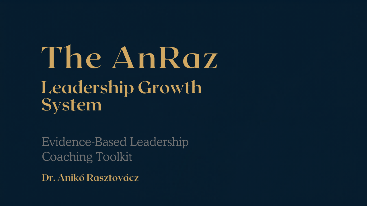 The AnRaz Leadership Growth System — Evidence-Based Leadership Coaching Toolkit by Dr. Anikó Rasztovácz